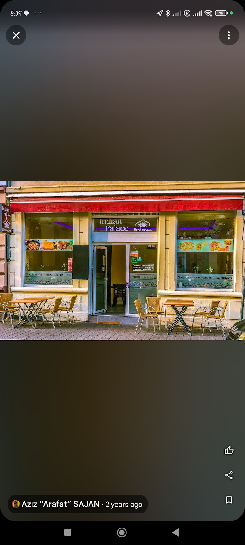 INDIAN PALACE : restaurent indien Halal